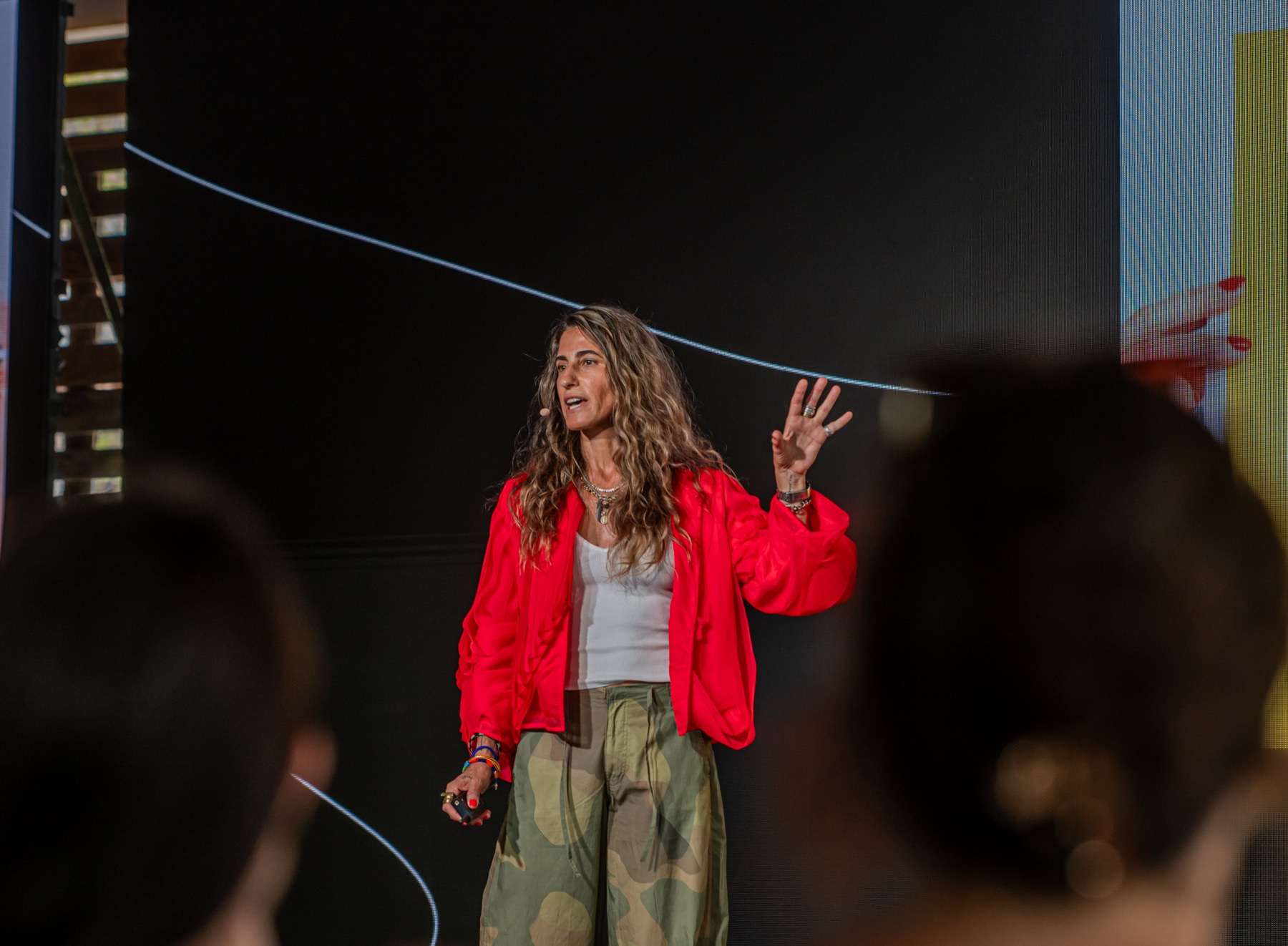 Kirsten Ludwig on stage at Paradigms